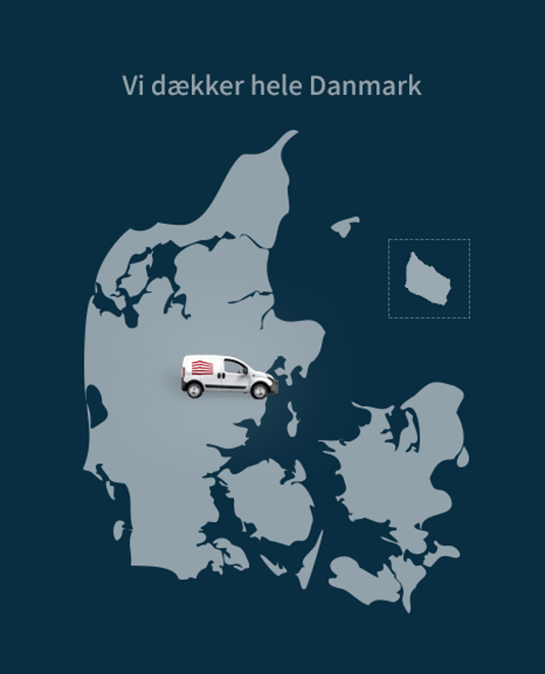 Kort over Danmark
